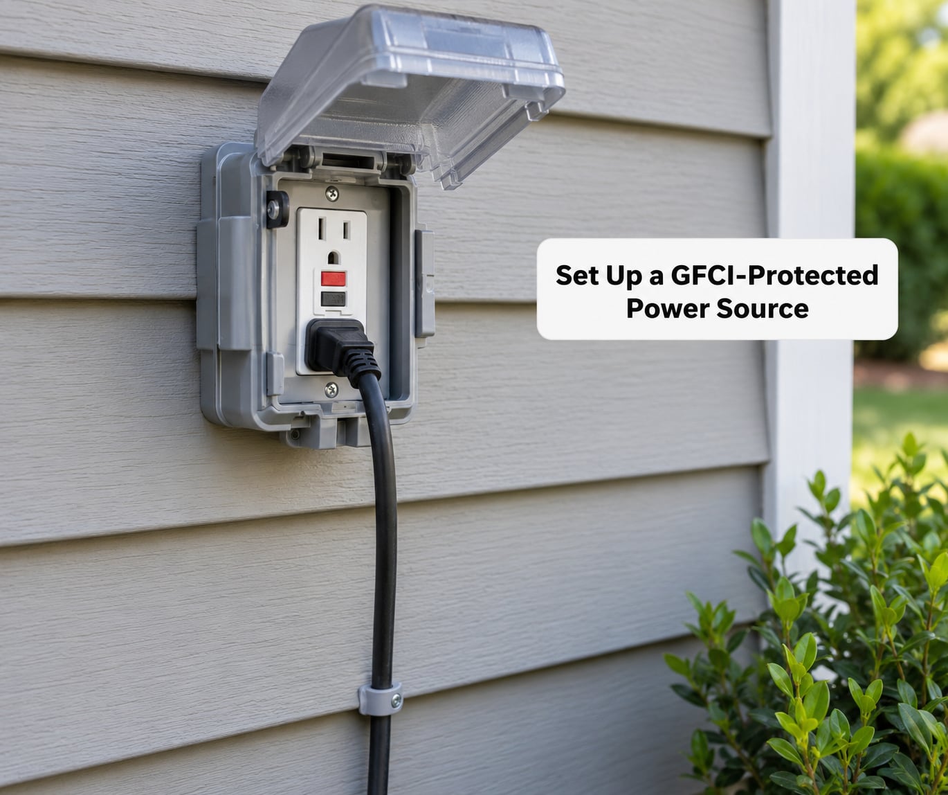 Set Up a GFCI-Protected Power Source