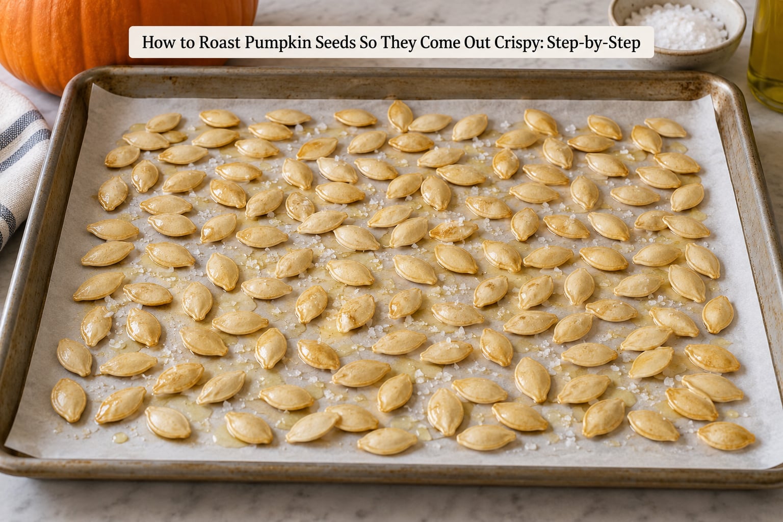 How to Roast Pumpkin Seeds So They Come Out Crispy: Step-by-Step