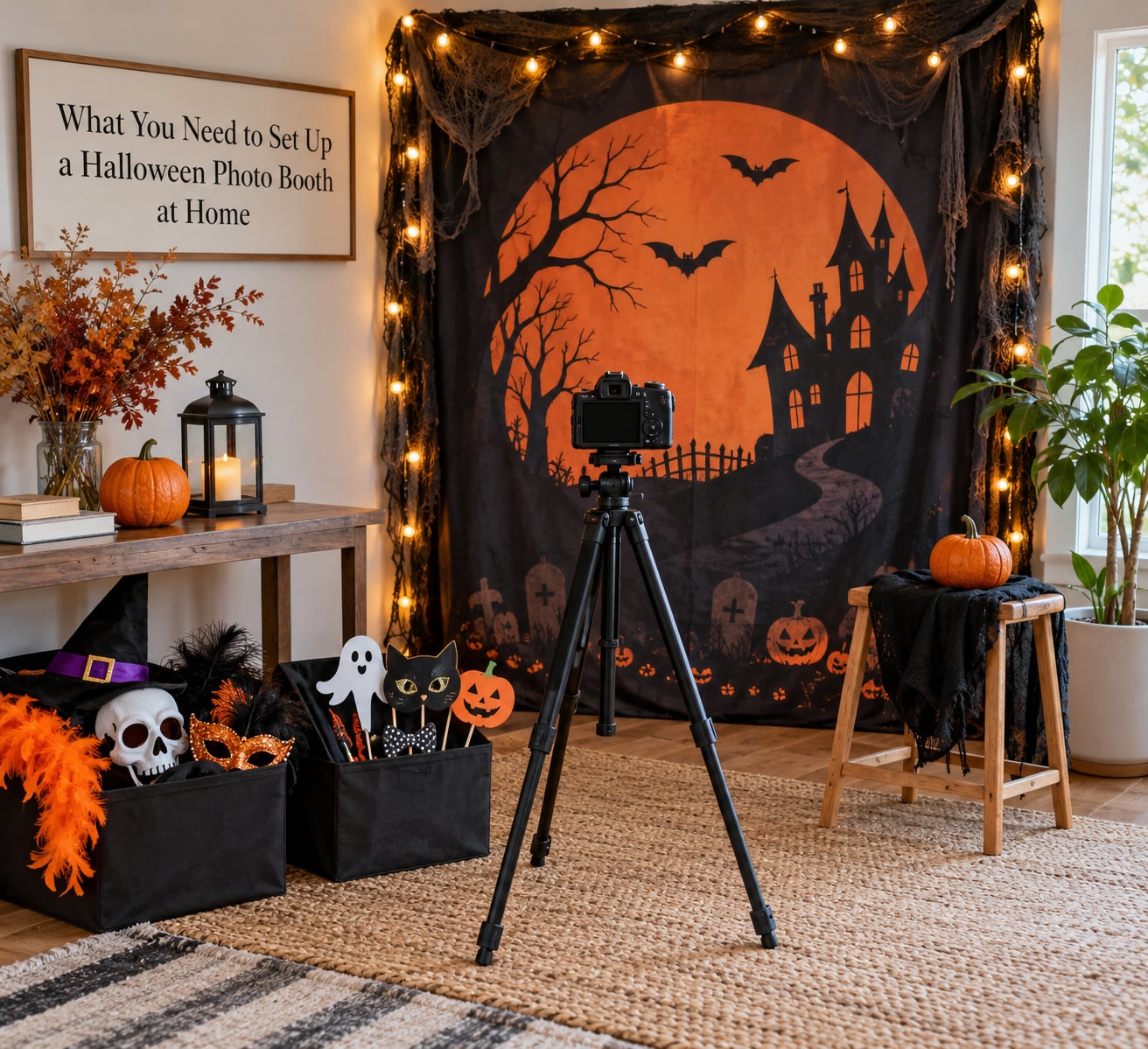 What You Need to Set Up a Halloween Photo Booth at Home