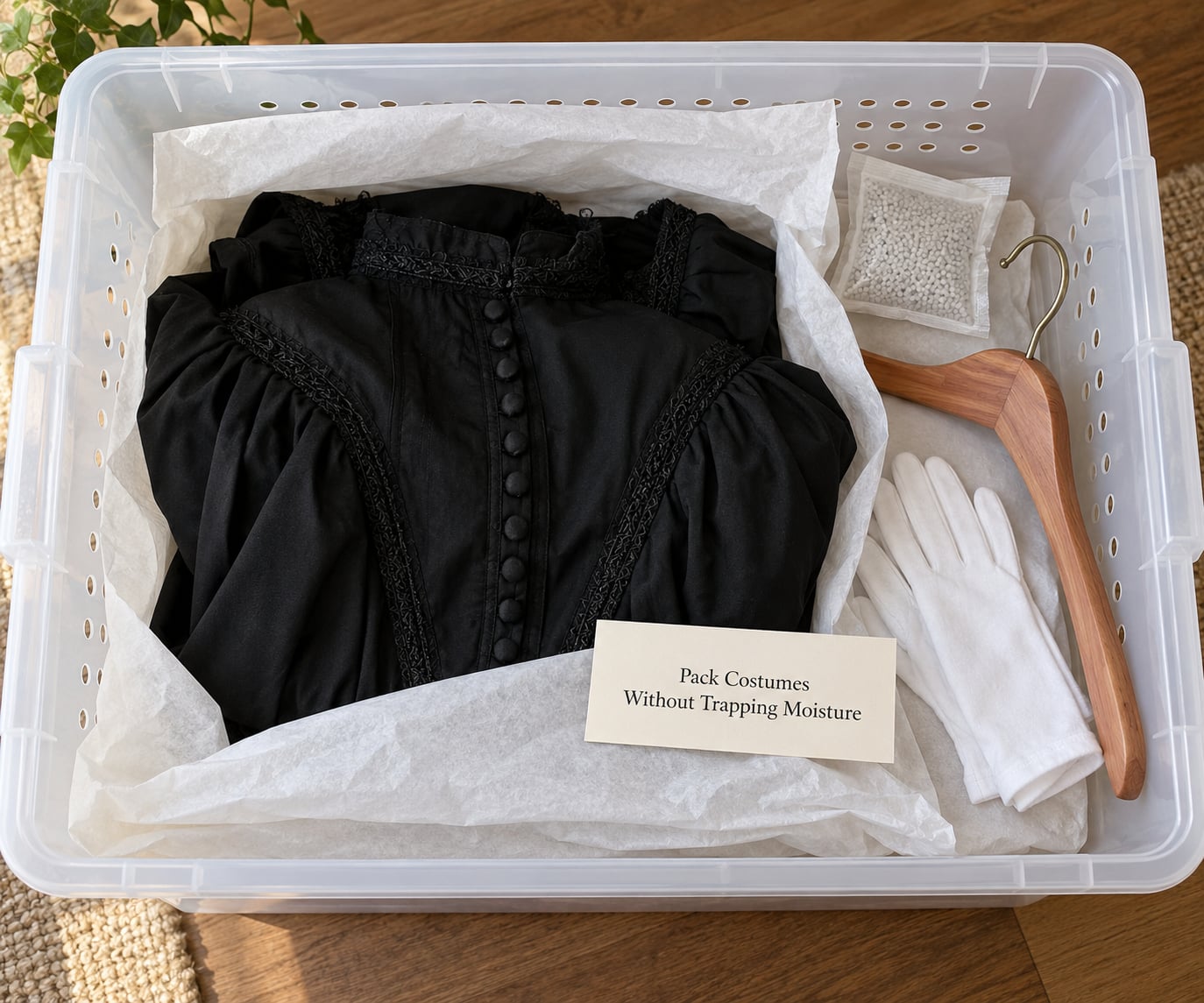 Pack Costumes Without Trapping Moisture