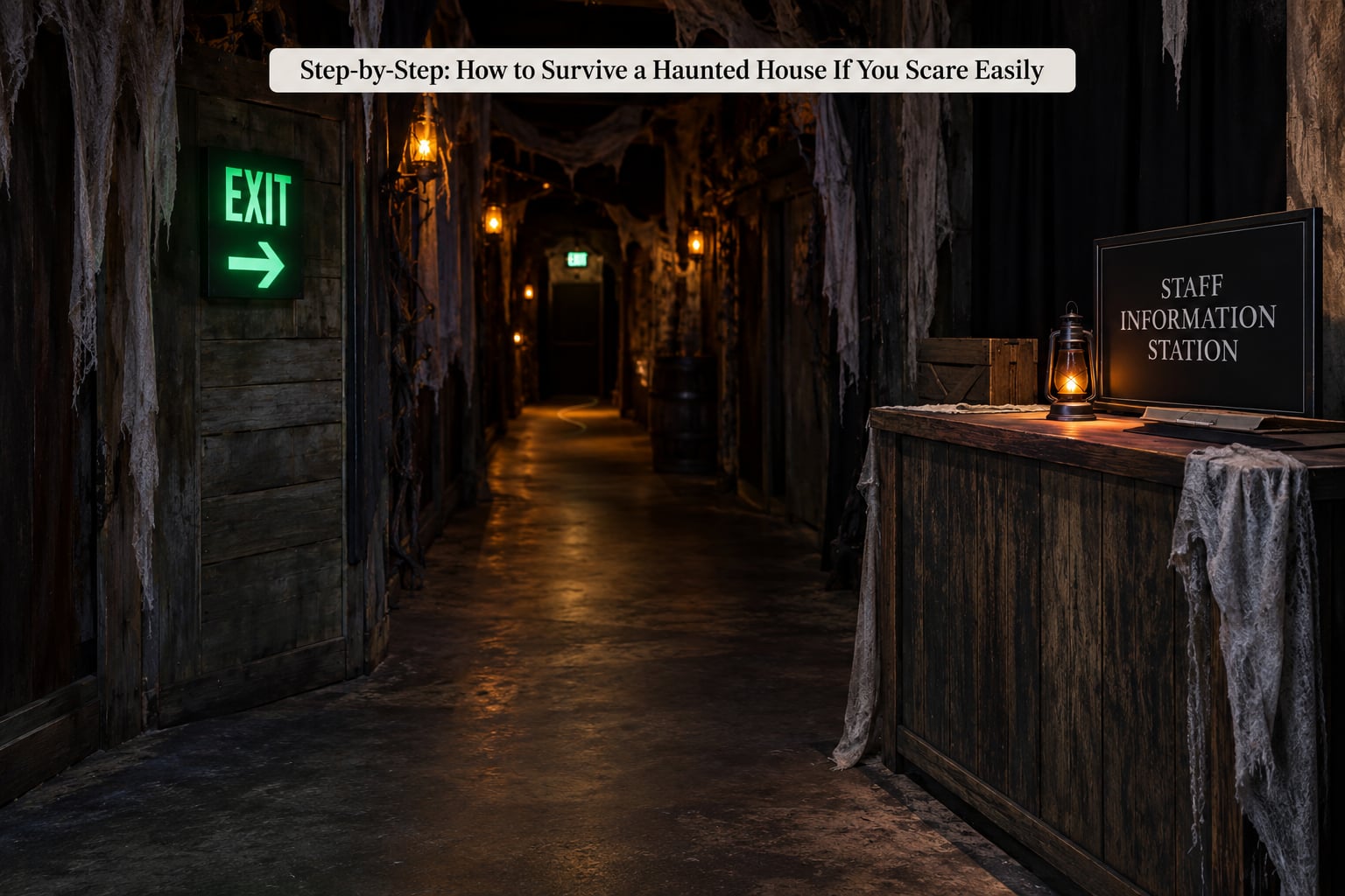 Step-by-Step: How to Survive a Haunted House If You Scare Easily