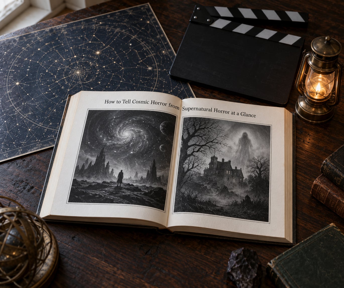 How to Tell Cosmic Horror from Supernatural Horror at a Glance