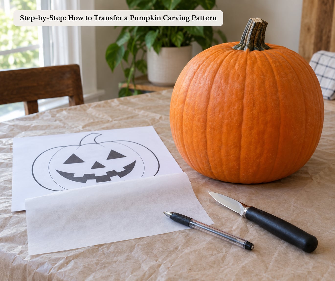 Step-by-Step: How to Transfer a Pumpkin Carving Pattern