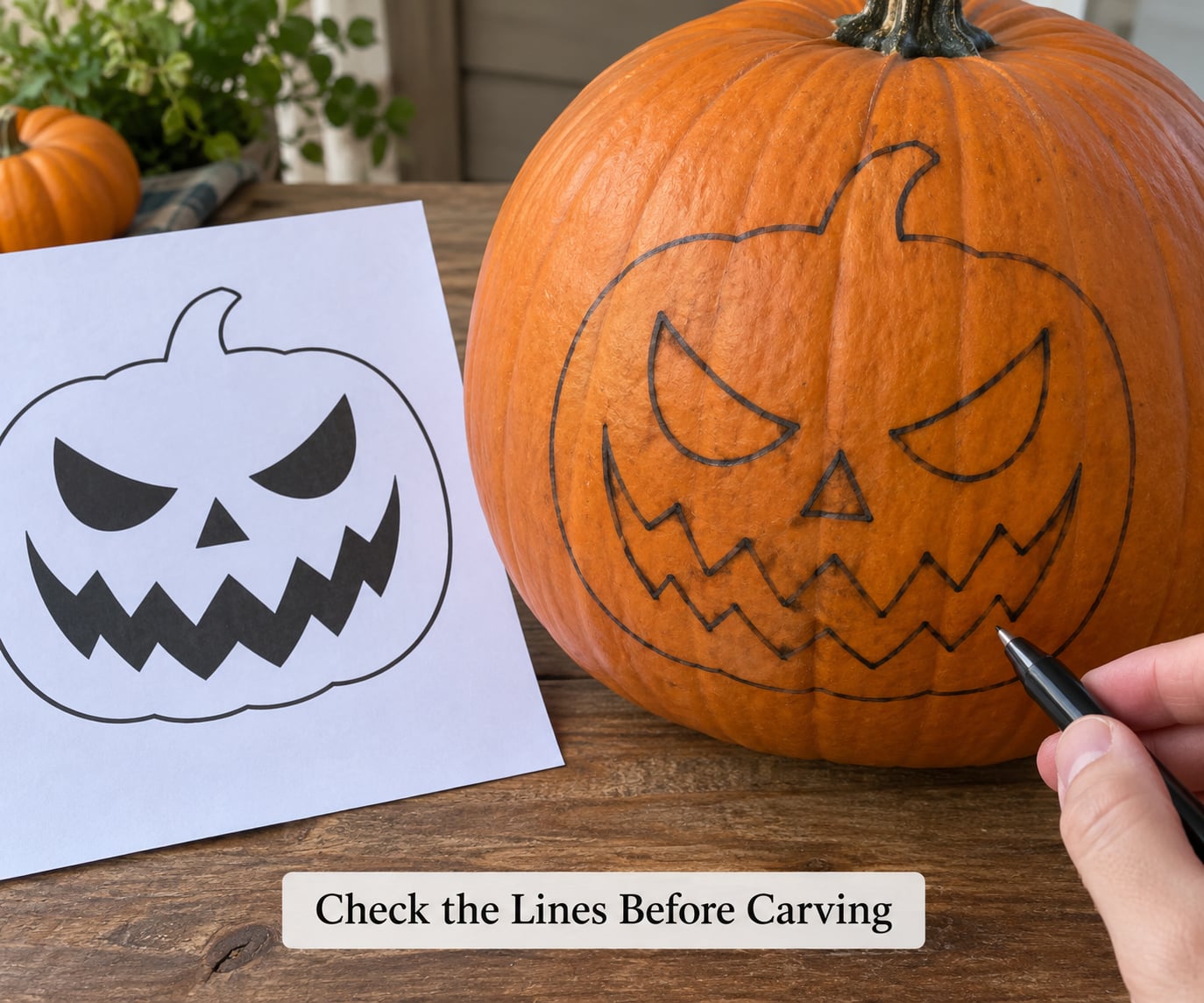 Check the Lines Before Carving