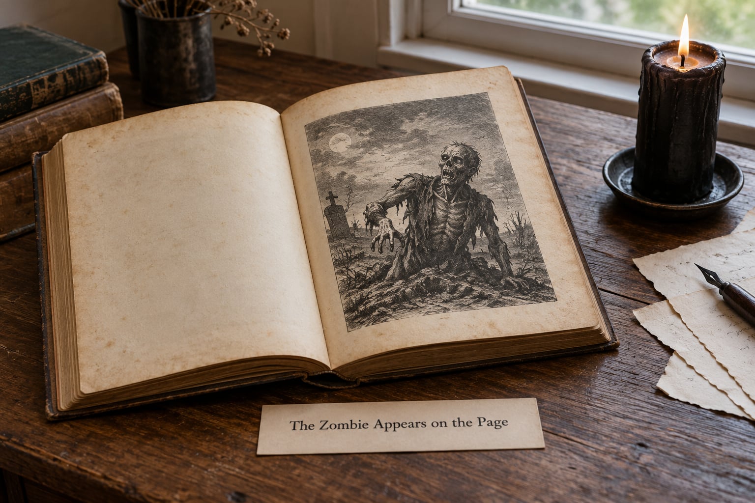 The Zombie Appears on the Page