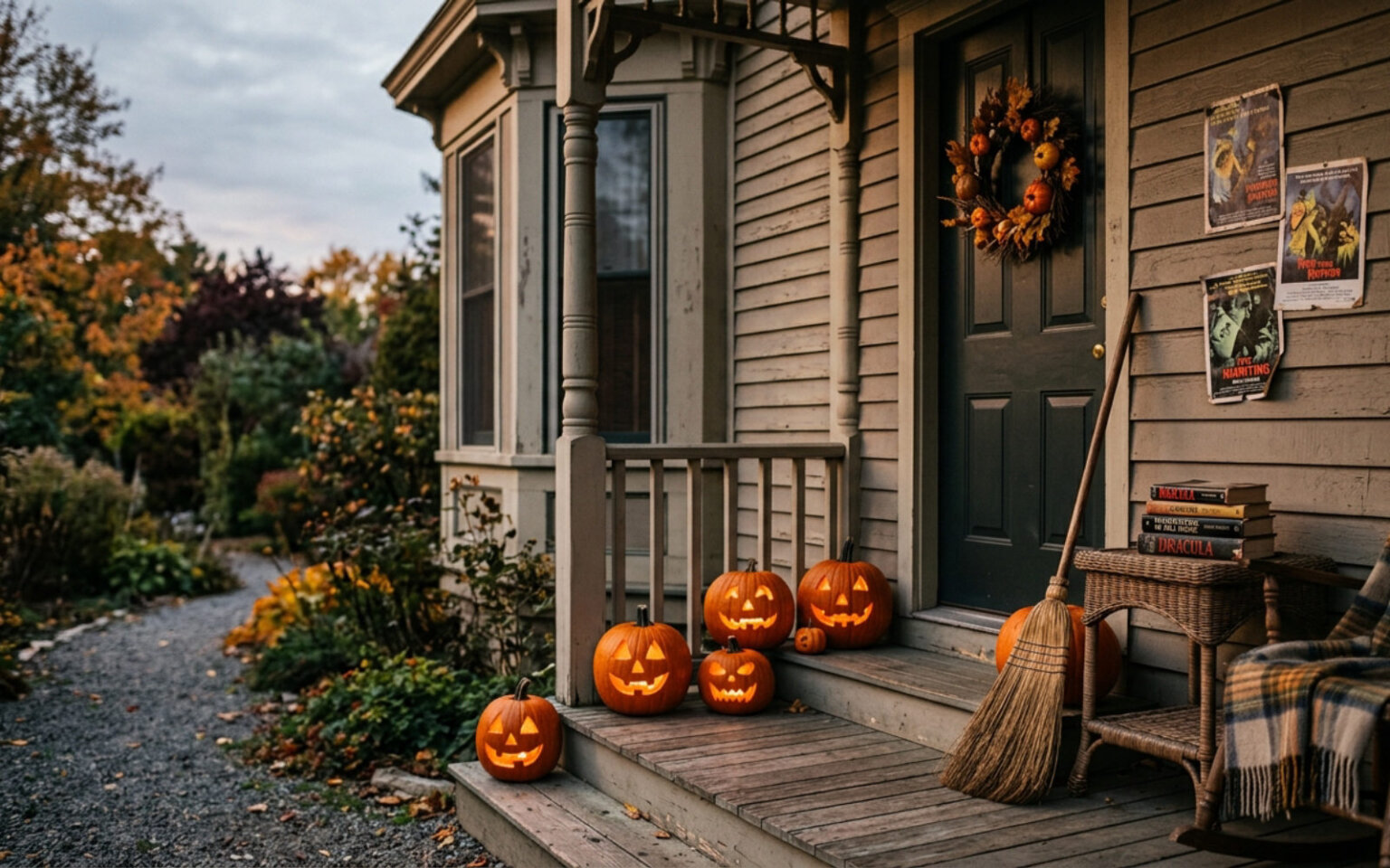 Halloween and horror entertainment — movies, books, haunted attractions, and seasonal spooky culture — Halloween Forever