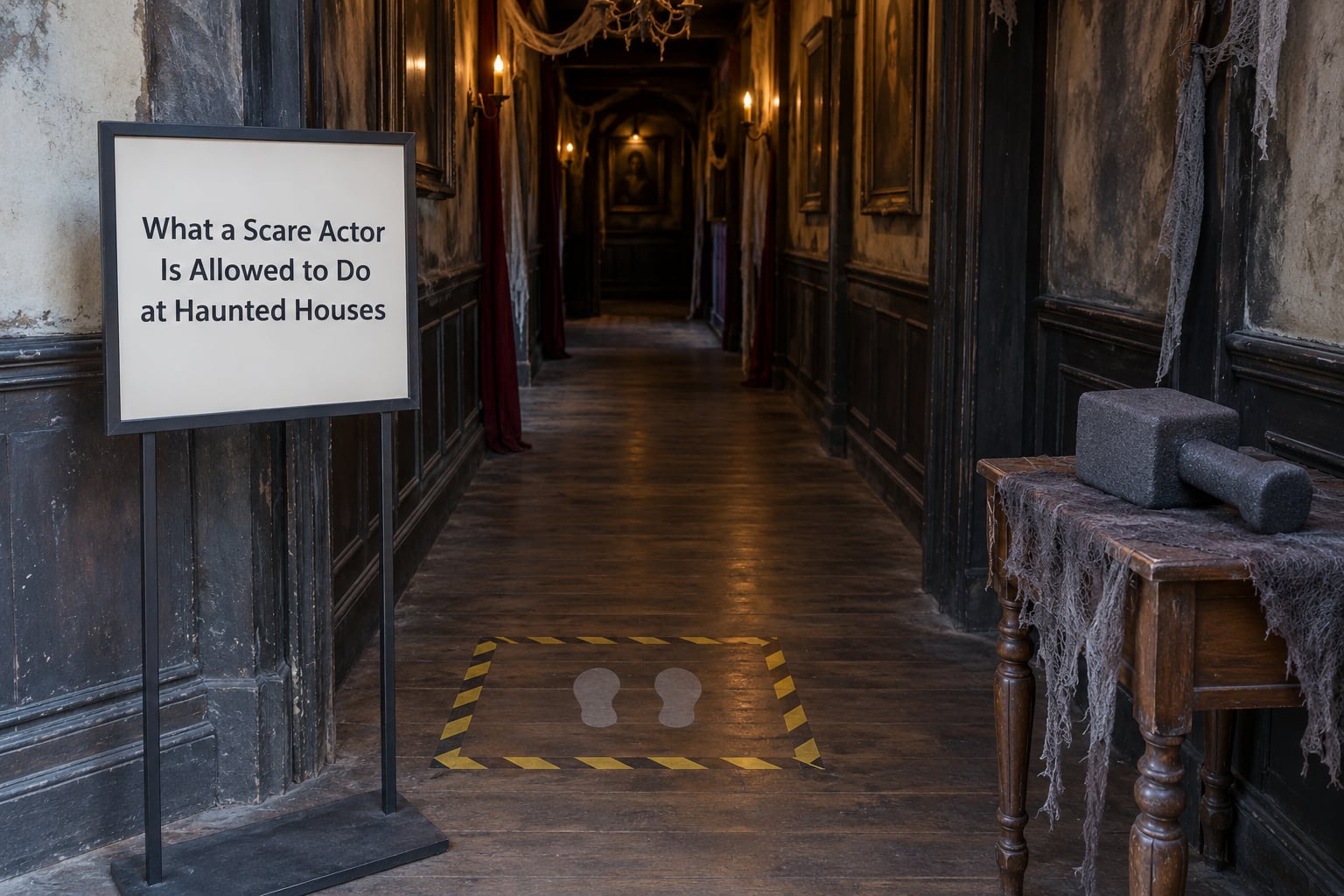 What a Scare Actor Is Allowed to Do at Haunted Houses
