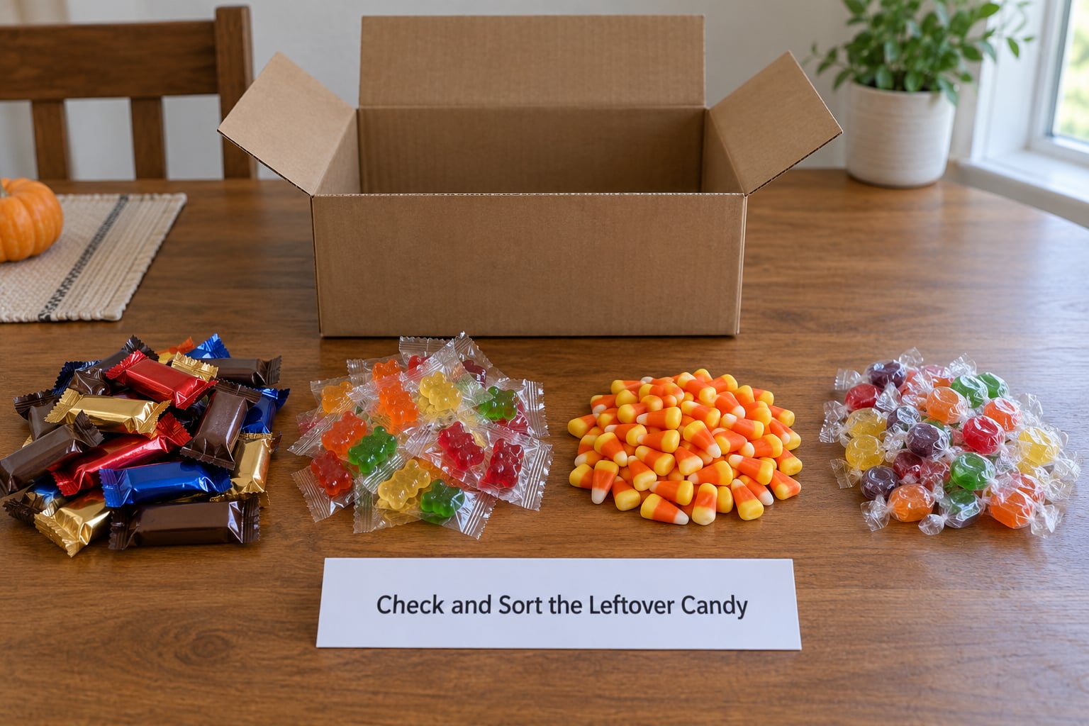 Check and Sort the Leftover Candy