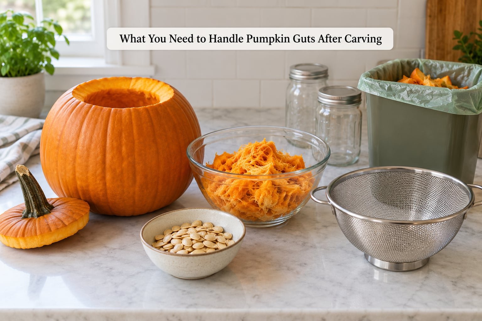 What You Need to Handle Pumpkin Guts After Carving