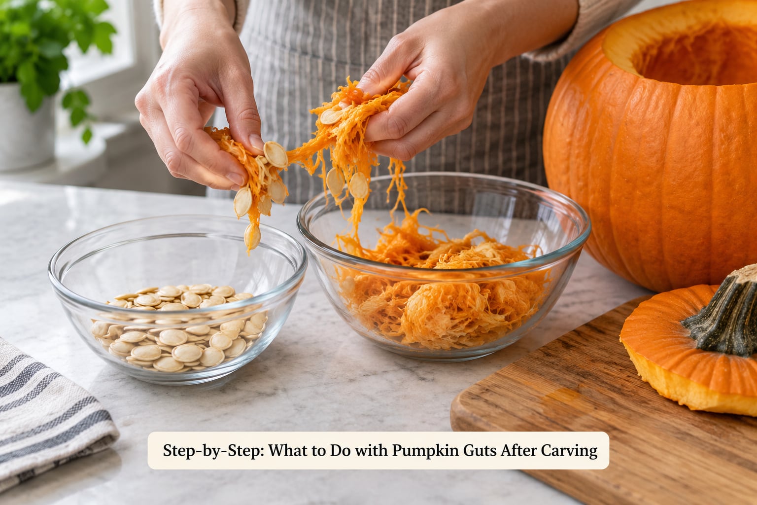 Step-by-Step: What to Do with Pumpkin Guts After Carving