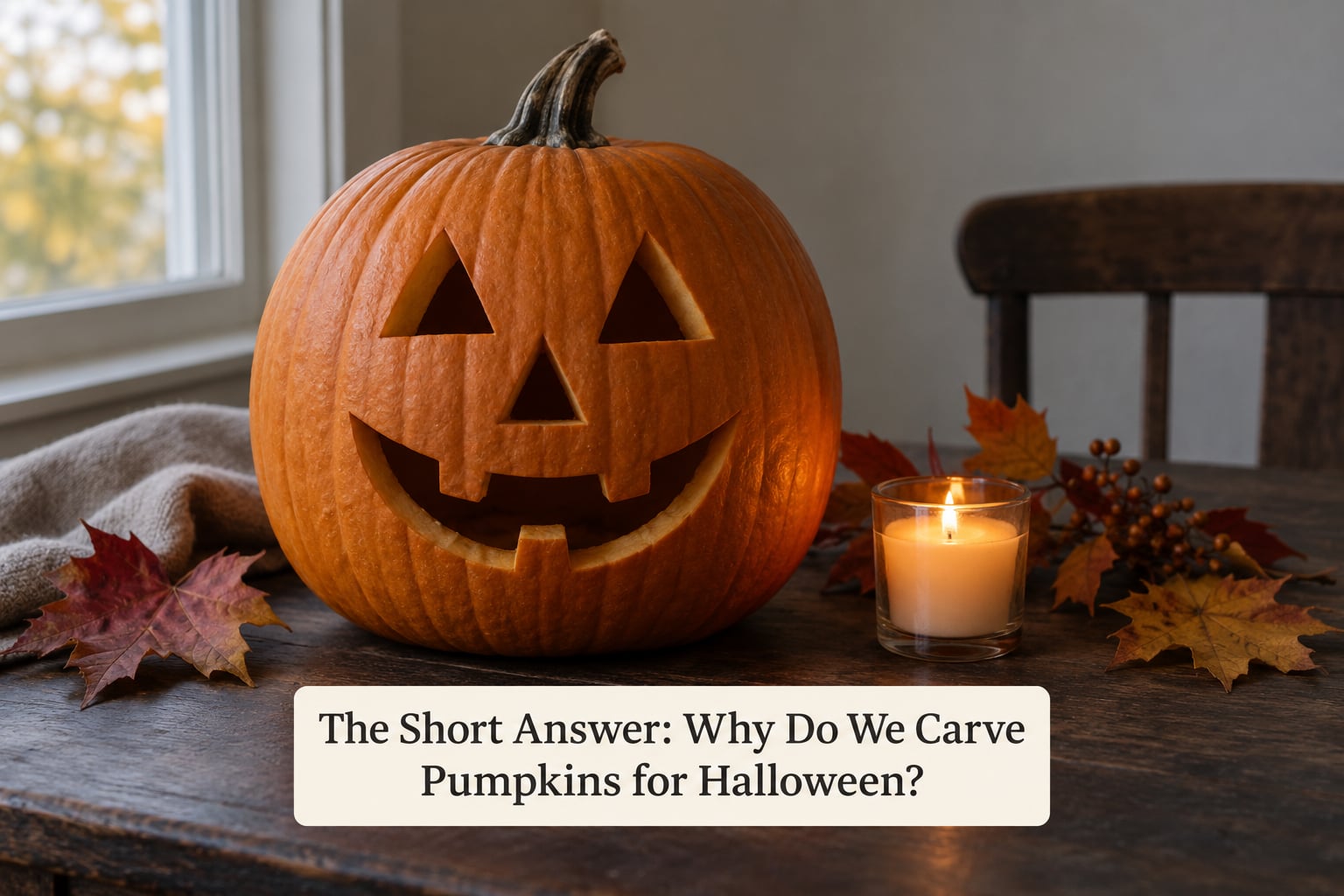 The Short Answer: Why Do We Carve Pumpkins for Halloween?