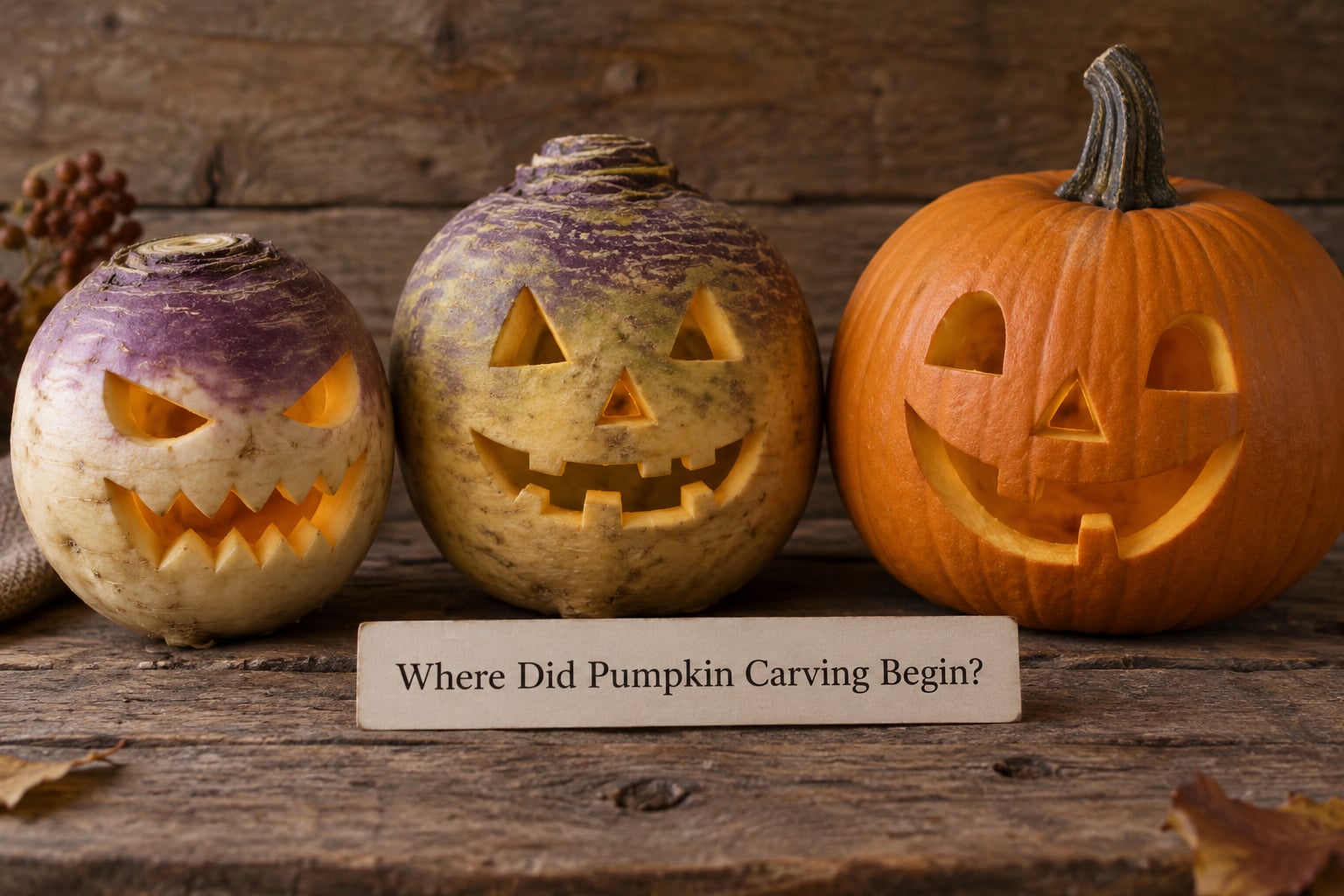 Where Did Pumpkin Carving Begin?
