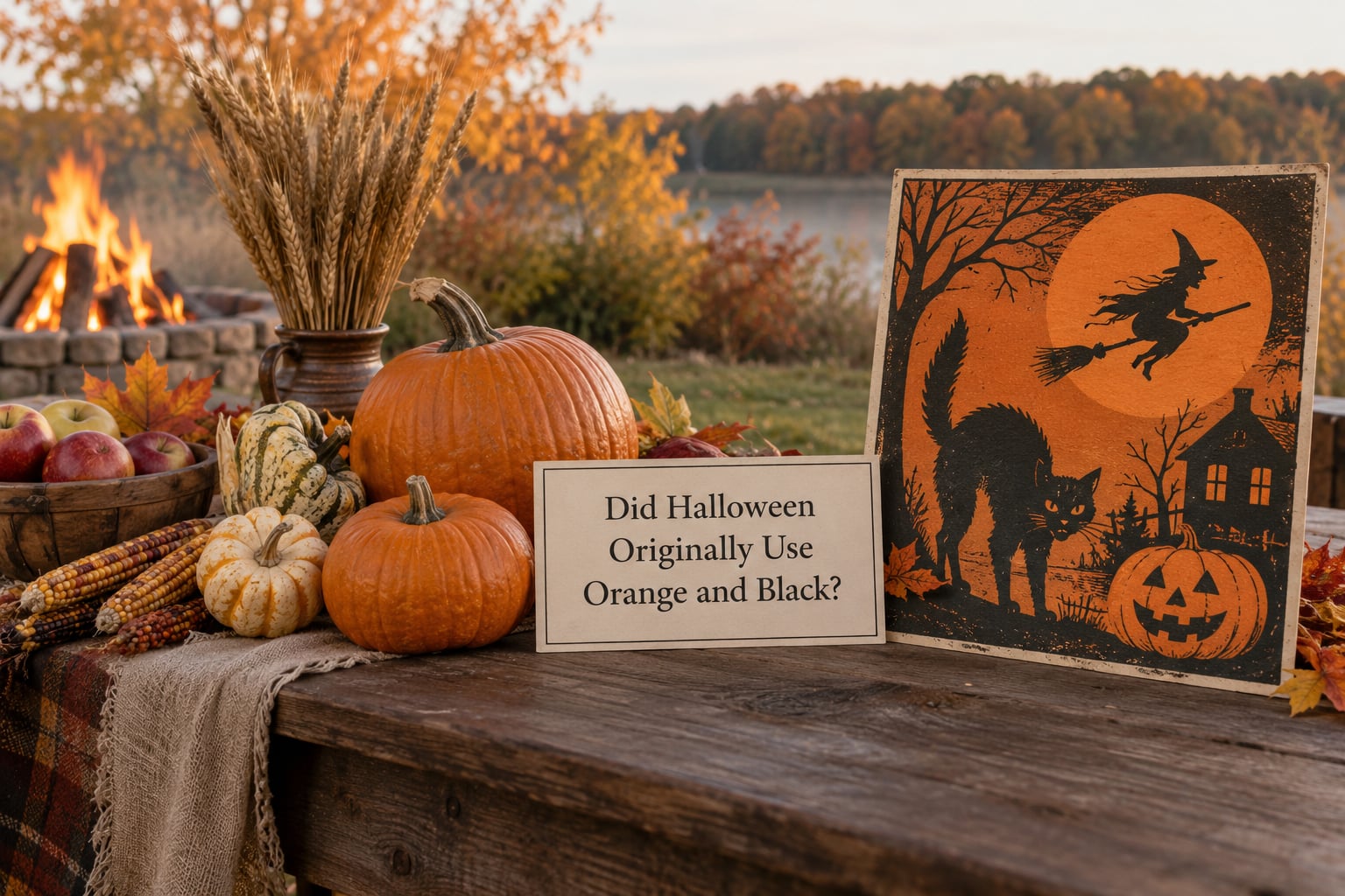 Did Halloween Originally Use Orange and Black?